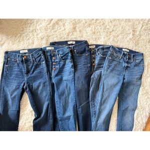Madewell | 5 Pack High Rise Skinny Jeans!